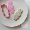 Eva Emilia Cake Designs Cutters, Embossers, Debossers Bunny Debosser & Cutter Set By Eva Emilia