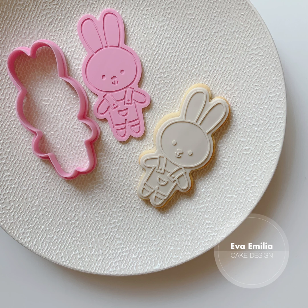Eva Emilia Cake Designs Cutters, Embossers, Debossers Bunny Debosser & Cutter Set By Eva Emilia 3 Eva Emilia Cake Designs Cutters, Embossers, Debossers Bunny Debosser & Cutter Set By Eva Emilia