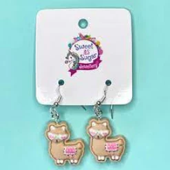 Sweet As Sugar Jewellery Alpaca Dangle Earrings