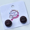 Sweet As Sugar Jewellery Oreo Stud Earrings
