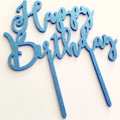 Cake Toppers, Plaques & Candles Cake Craft Acrylic Topper - Happy Birthday