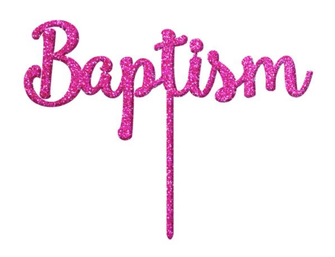 Cake Craft Acrylic Topper - Baptism Cake Toppers, Plaques & Candles 3 Cake Craft Acrylic Topper - Baptism Cake Toppers, Plaques & Candles