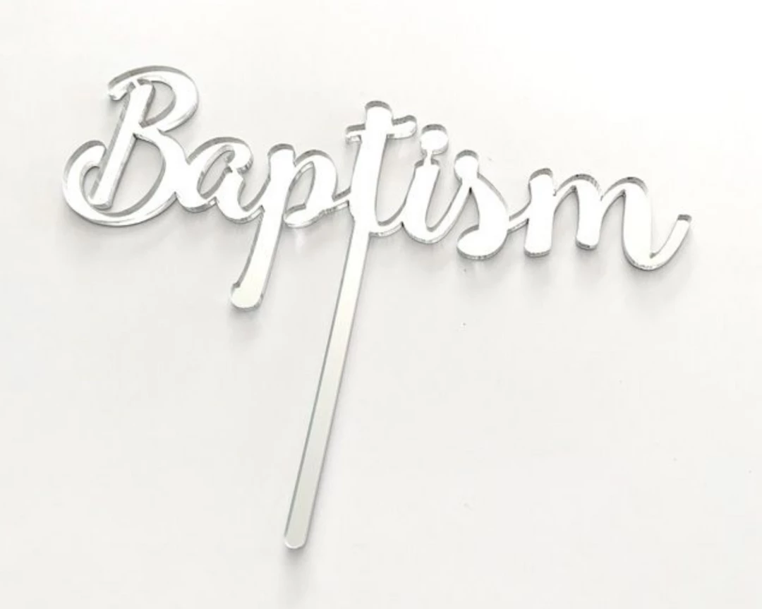 Cake Craft Acrylic Topper - Baptism Cake Toppers, Plaques & Candles 4 Cake Craft Acrylic Topper - Baptism Cake Toppers, Plaques & Candles