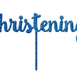 Cake Craft Acrylic Topper - Christening