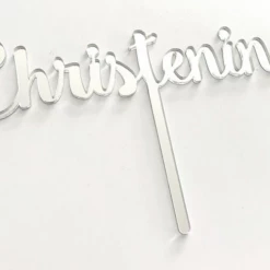 Cake Craft Acrylic Topper - Christening