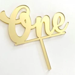 Cake Toppers, Plaques & Candles Cake Craft Acrylic Topper - One