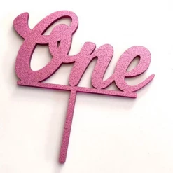 Cake Toppers, Plaques & Candles Cake Craft Acrylic Topper - One