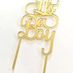 Cake Craft Acrylic Topper - Its A Boy/Girl