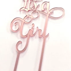 Cake Craft Acrylic Topper - Its A Boy/Girl