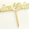 Cake Craft Acrylic Topper - Mr & Mrs