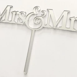 Cake Craft Acrylic Topper - Mr & Mrs