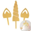 Cake Craft Acrylic Topper - Unicorn Ears