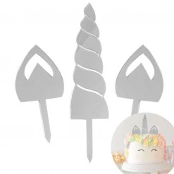 Cake Craft Acrylic Topper - Unicorn Ears