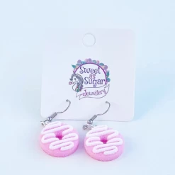 Sweet As Sugar Jewellery Donut Dangle Earrings