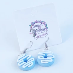 Sweet As Sugar Jewellery Donut Dangle Earrings