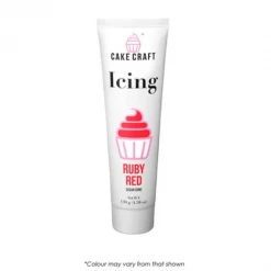 Cake Craft Icing Tubes - Christmas Colours Sugar Icing