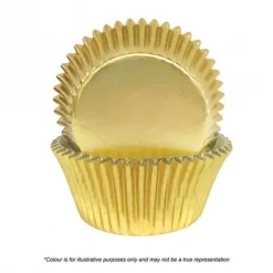 Cake Craft #390 Baking Cups - Foil Colours - 72 Pack