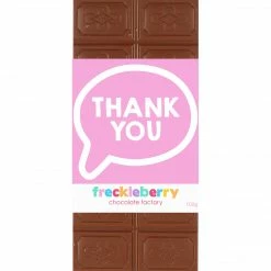 Freckleberry Thank You Chocolate Block | 100g Lollies, Fairy Floss & Chocolate