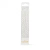 Cake And Candle Spiral Cake Candles Pearlised White (Pack Of 12)