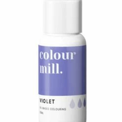 Colours, Paints, Dusts, Glitters & Flavours Colour Mill Oil Based Colouring 20ml Violet