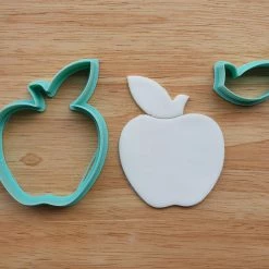 Apple Cutter Set By 3 Lil Bugs Cutters, Embossers, Debossers