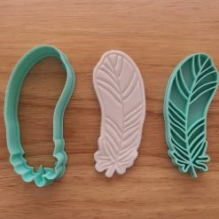 Cutters, Embossers, Debossers Boho Feather Cutter & Embosser Set By 3 Lil Bugs