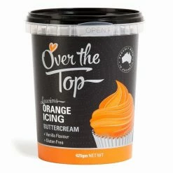 Fondant, Buttercream, Ganache & Sugar Icing Over The Top Buttercream Orange 425g