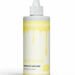 Fondant, Buttercream, Ganache & Sugar Icing Chocolate Drip 125g Daisy Yellow
