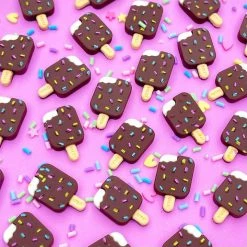 Sweet As Sugar Jewellery Choc Sprinkle Ice Cream Dangle Earrings