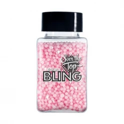 Over The Top Edible Bling Sprinkles Pink 60g