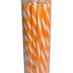 Mint Cake And Party Candy Poles - Orange
