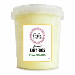 Fluffy Crunch 50g Pina Colada Lollies, Fairy Floss & Chocolate