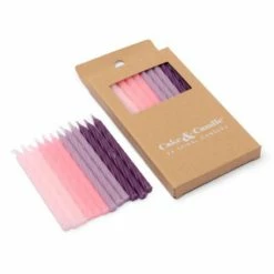 Cake And Candle Spiral Candles - 24 Pack