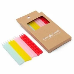 Cake And Candle Spiral Candles - 24 Pack