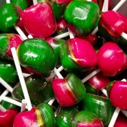 Mint Cake And Party Rosey Apple Lollipop Lollies, Fairy Floss & Chocolate