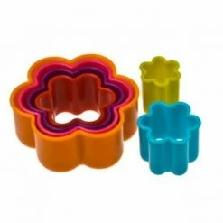 Mint Cake And Party Decorating Tools Plastic 5 Pack Cookie Cutter Sets - Multiple Shapes